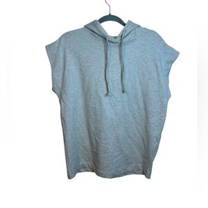 B. Young Oatmeal Sleeveless Hoodie